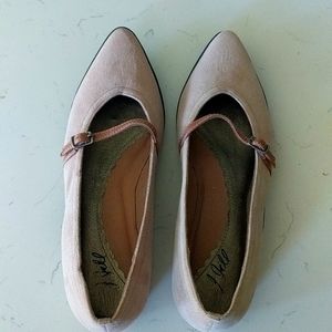 J.Jill pink suede shoes 6 1/2 M Mary Jane matisse